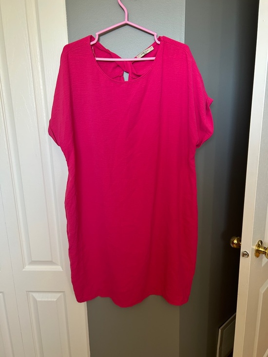 Dresses & Skirts - Bright Pink Women's Tunic Top